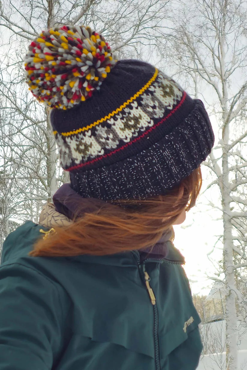 Shadow Pine Fairisle Knit Hat